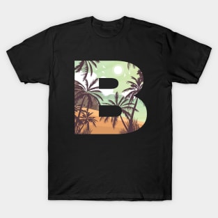 Beach letter B T-Shirt